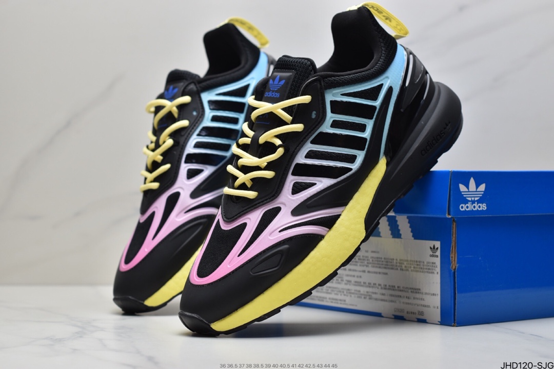 190 阿迪达斯AD Originals ZX 2K Boost 2.0采用科技风设计GZ9087
