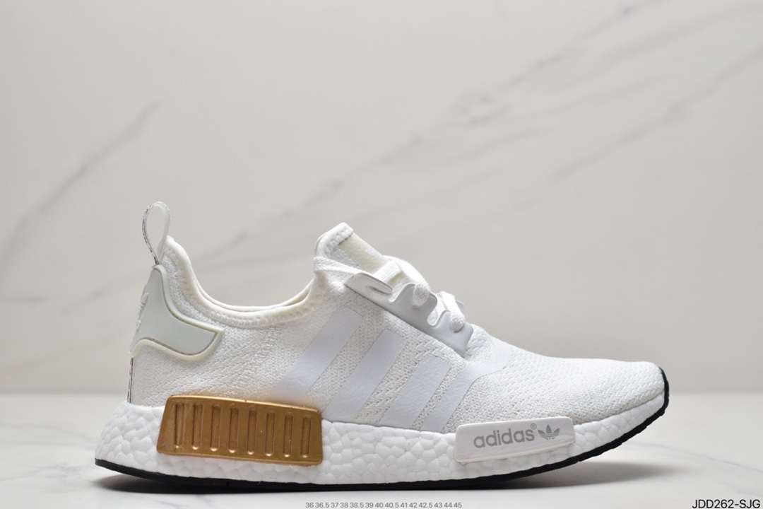 120  阿迪达斯 Adidas NMD R-1 Runner 针织面街头风经典百搭跑步鞋