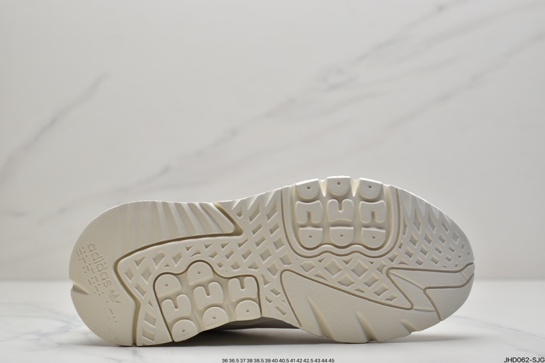 190  Originals 2019 Nite Jogger Winterized Boost”White/Black/Sliver 3M”夜行慢跑者FZ3660