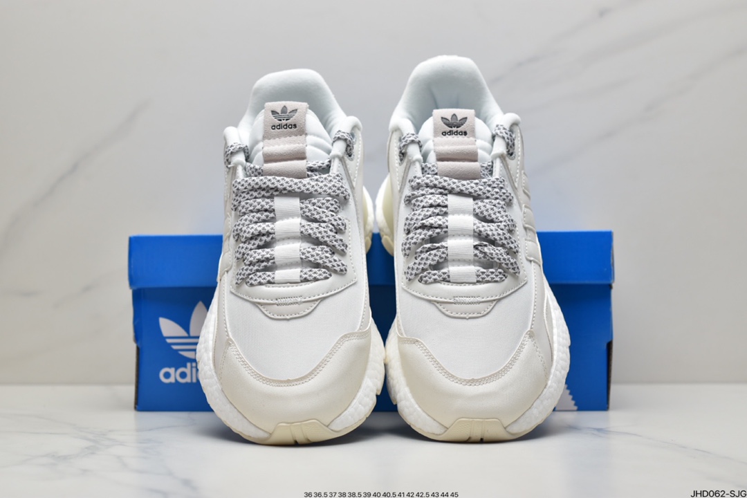 190  Originals 2019 Nite Jogger Winterized Boost”White/Black/Sliver 3M”夜行慢跑者FZ3660