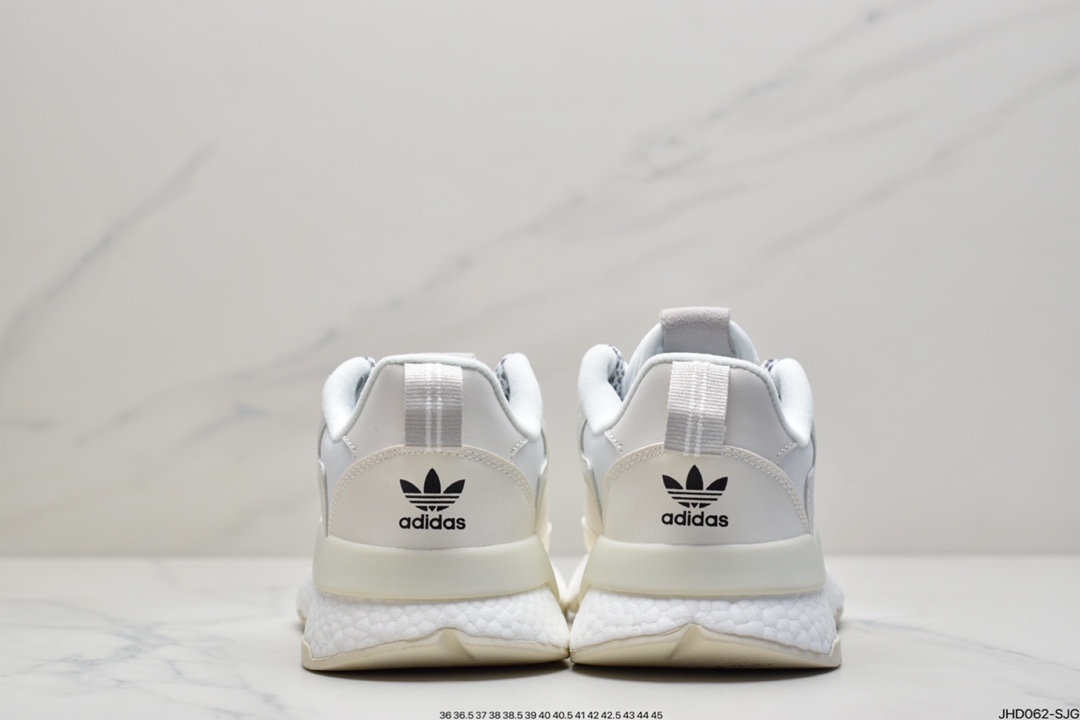 190  Originals 2019 Nite Jogger Winterized Boost”White/Black/Sliver 3M”夜行慢跑者FZ3660