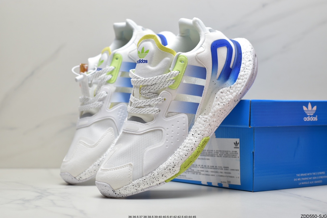230 Originals 2020 Day Jogger Boost”Grey/Laser Reflectiv”运动跑鞋 FW3021