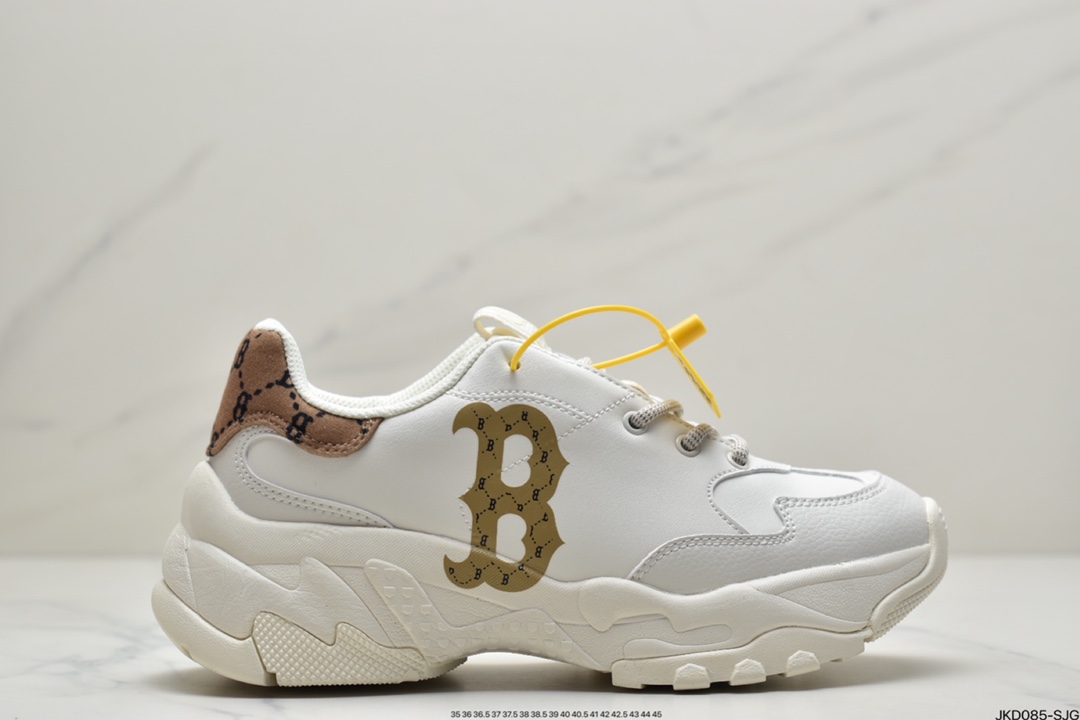 160 Korea韩国SS19限定发售NY美国榄球洋基队限定 x MLB Big Ball Chunky A Running厚底老爹厚底休闲运动慢跑鞋