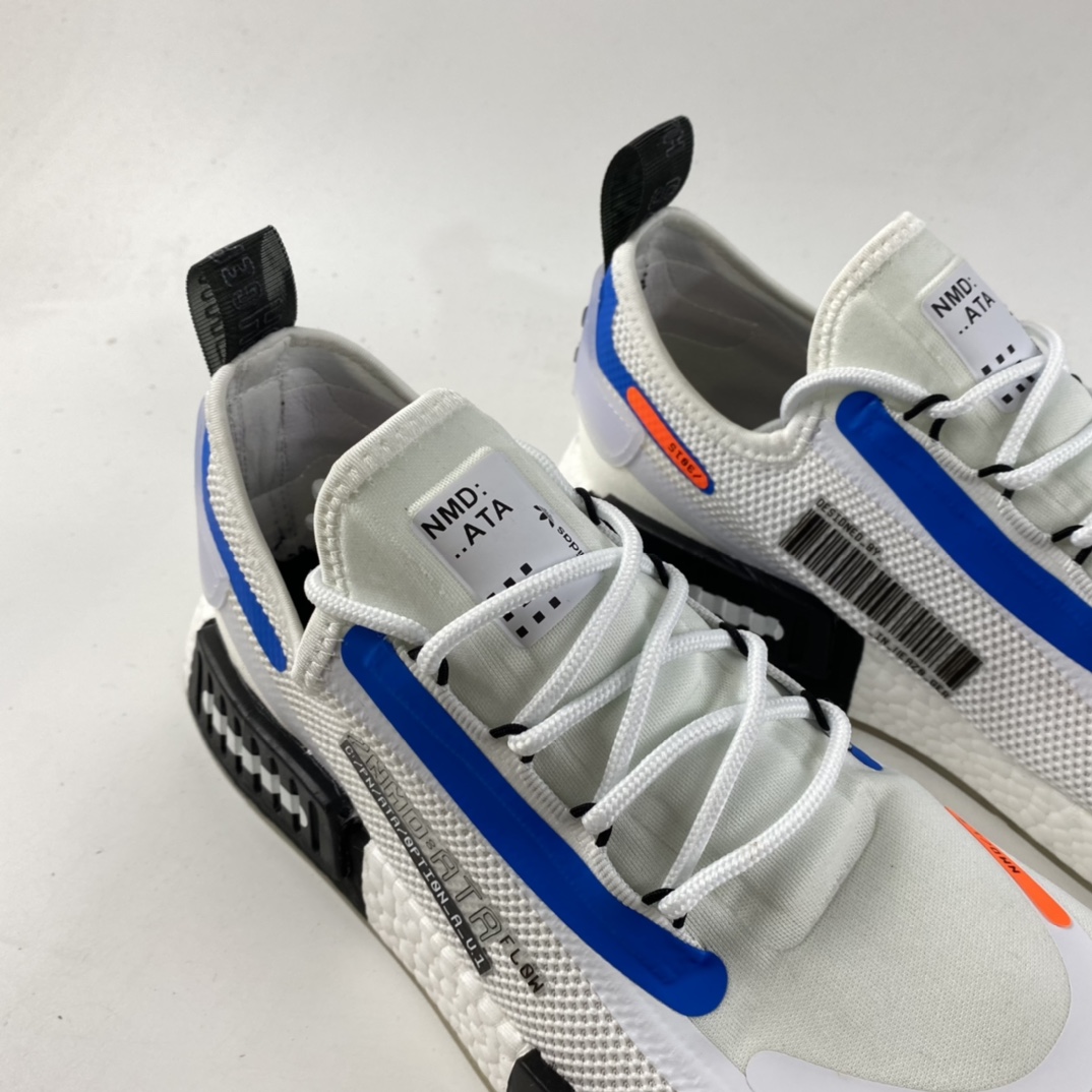 P190  AD NMD_R1 SPECTOO 阿迪三叶草低帮休闲爆米花跑步鞋 FZ3209