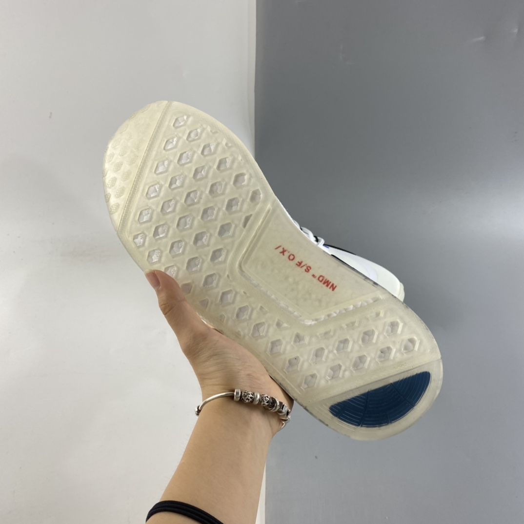 P190  AD NMD_R1 SPECTOO 阿迪三叶草低帮休闲爆米花跑步鞋 FZ3209