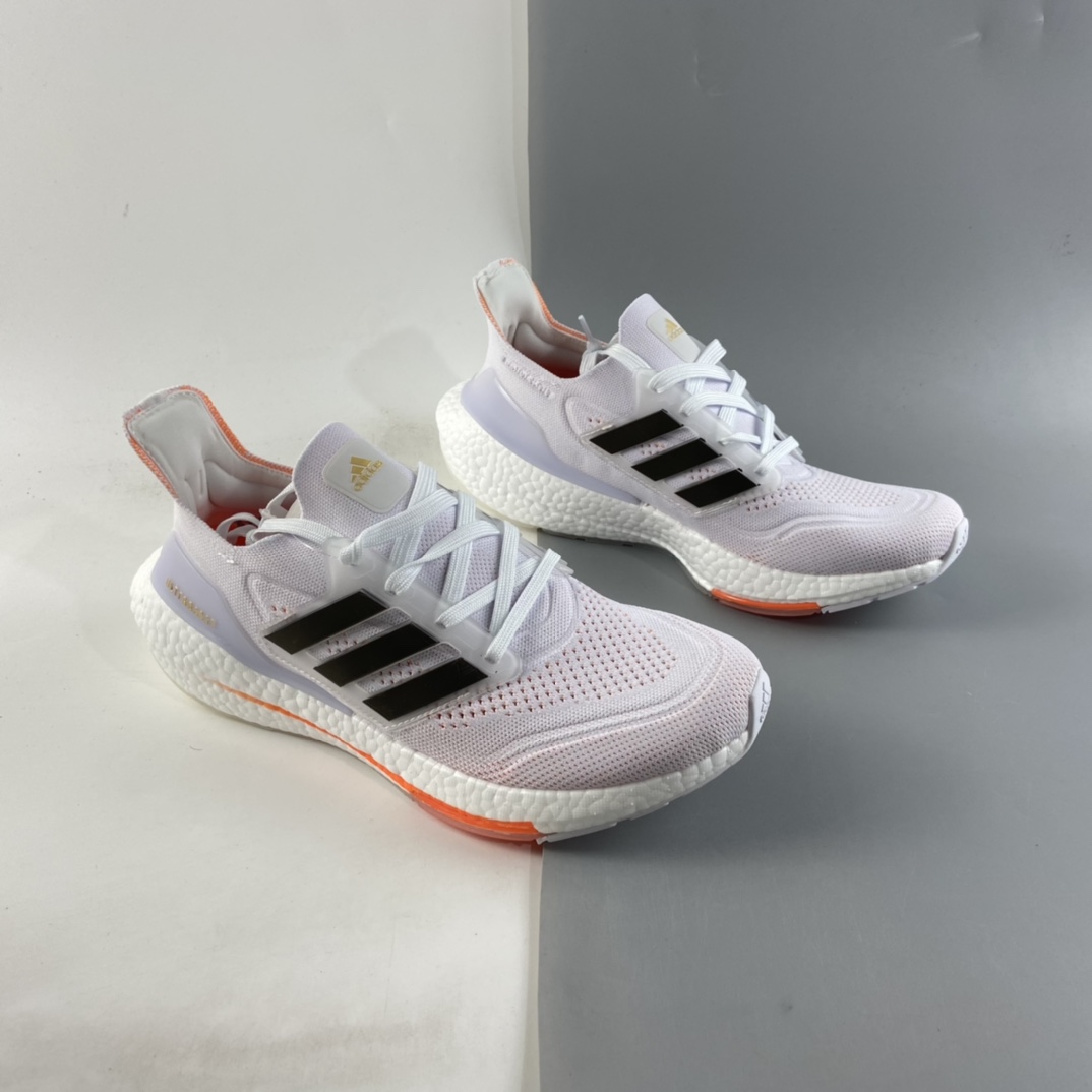 P200  AD UltraBoost 21 加厚爆米花袜套式针织鞋面休闲运动慢跑鞋 S23840
