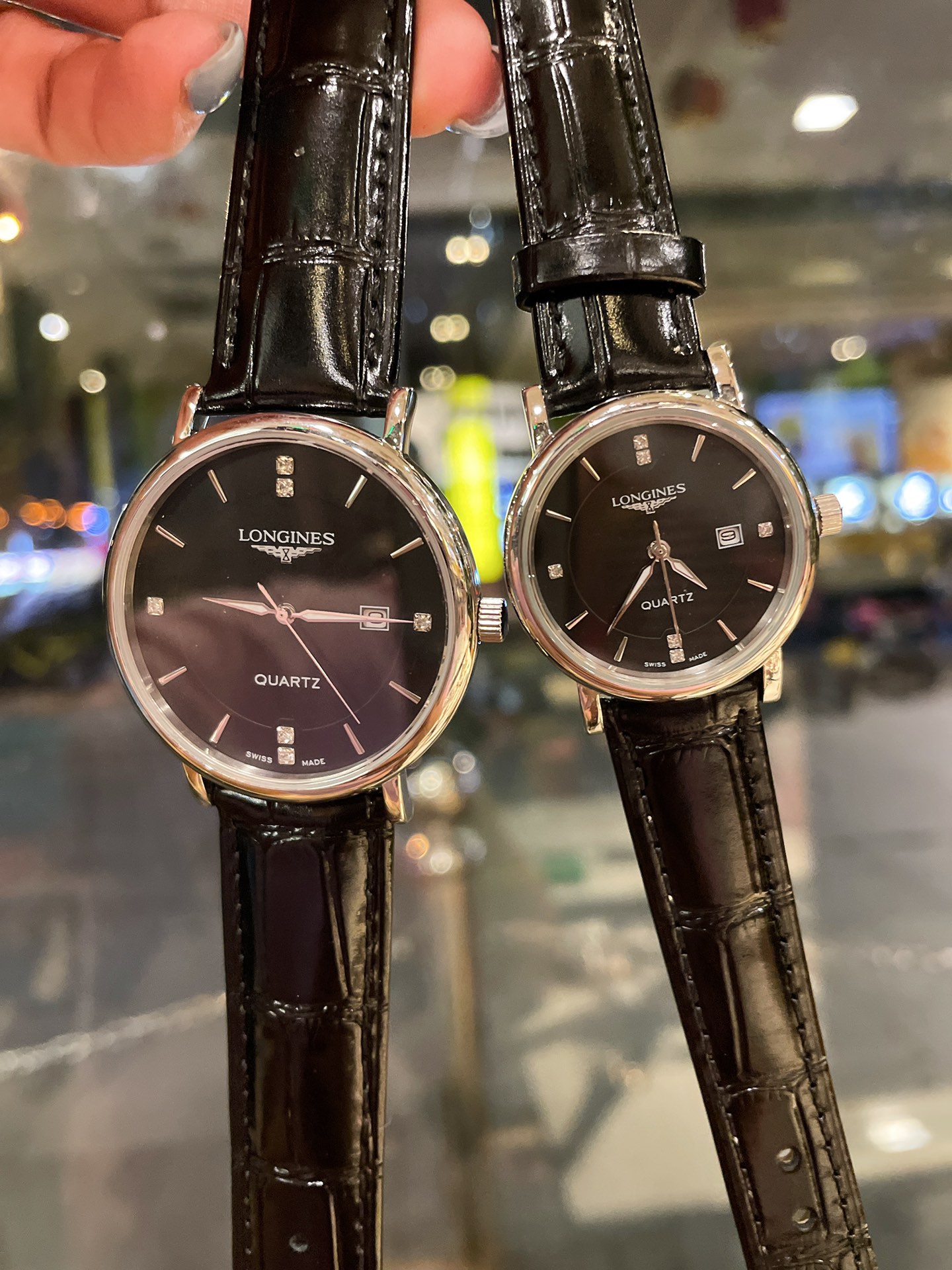 [LONGINES Watches]9527 Rose Steel StripLongines couple watch pair original