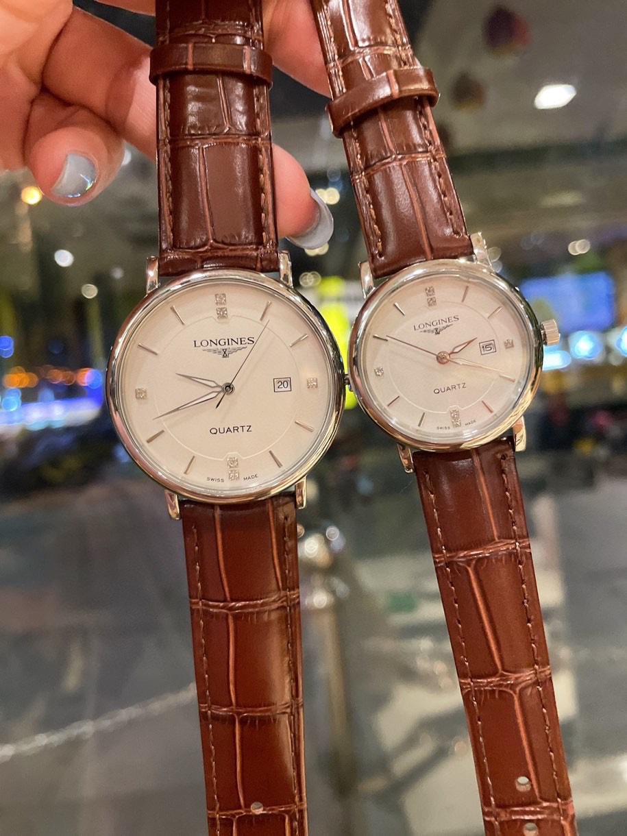 [LONGINES Watches]Longines 9527 white gold steel strip