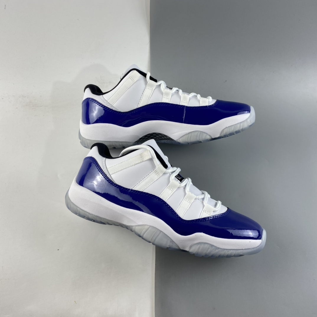 P450 Air Jordan 11 Retro Low  ” Concord ” AJ11乔11 白蓝 康扣 低帮文化篮球鞋 AV2187-117