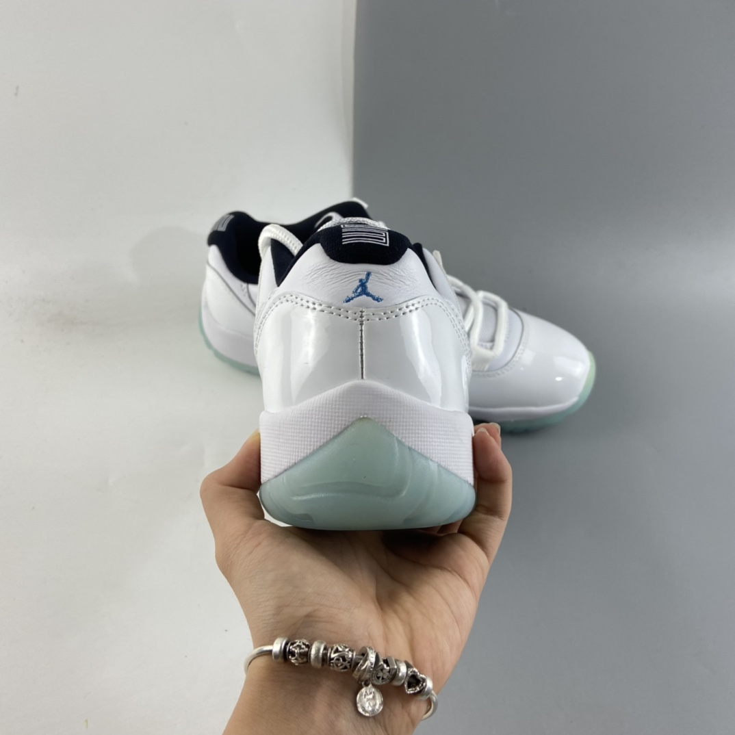 P450  Air Jordan 11 Retro Low  ”Legend Blue”  AJ11乔11 白蓝 康扣 低帮文化篮球鞋 AV2187-117
