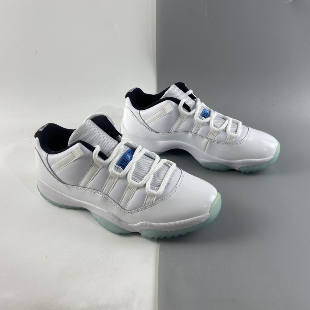 P450  Air Jordan 11 Retro Low  ”Legend Blue”  AJ11乔11 白蓝 康扣 低帮文化篮球鞋 AV2187-117