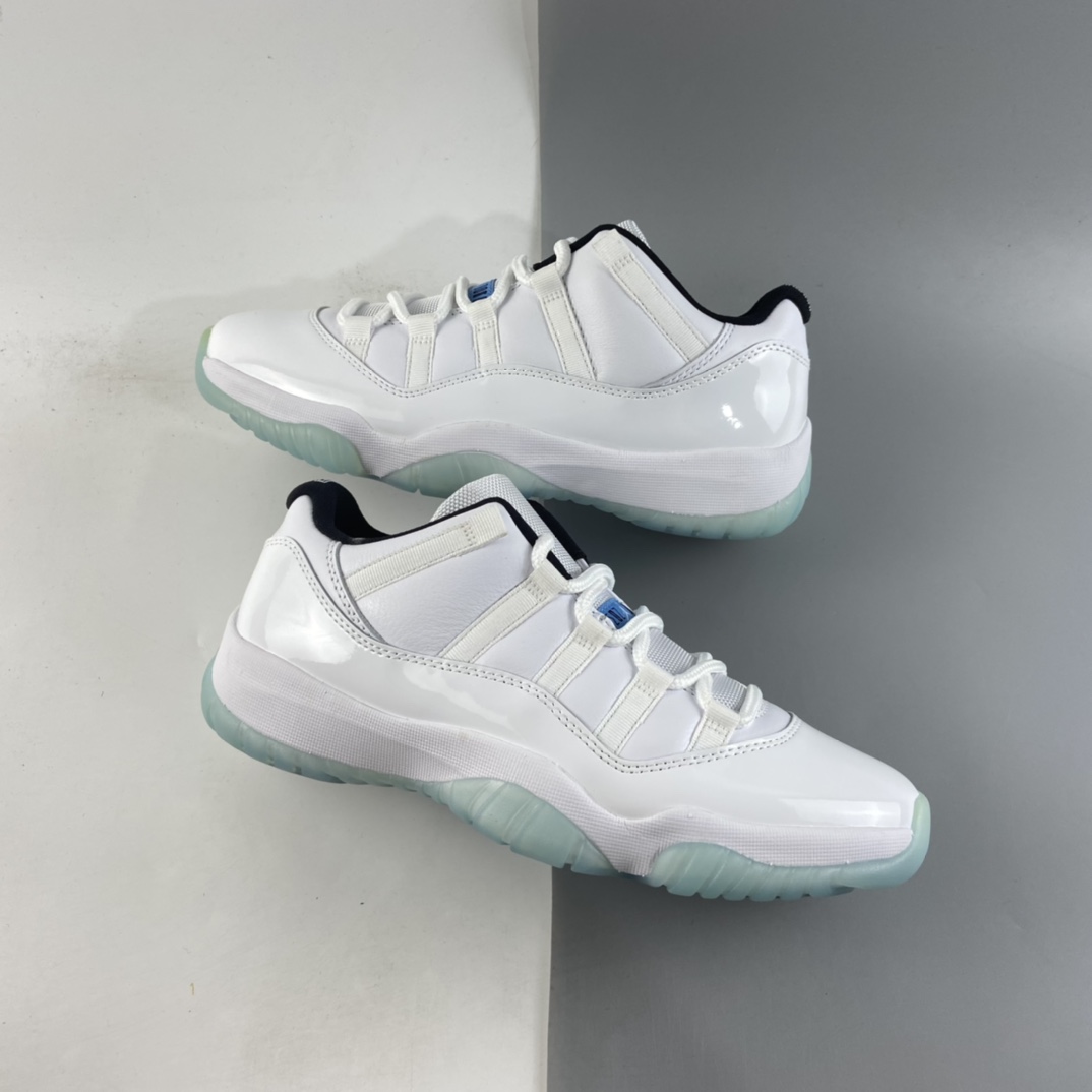P450  Air Jordan 11 Retro Low  ”Legend Blue”  AJ11乔11 白蓝 康扣 低帮文化篮球鞋 AV2187-117