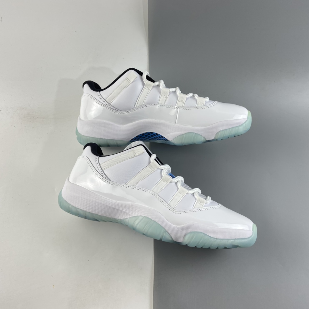 P450  Air Jordan 11 Retro Low  ”Legend Blue”  AJ11乔11 白蓝 康扣 低帮文化篮球鞋 AV2187-117