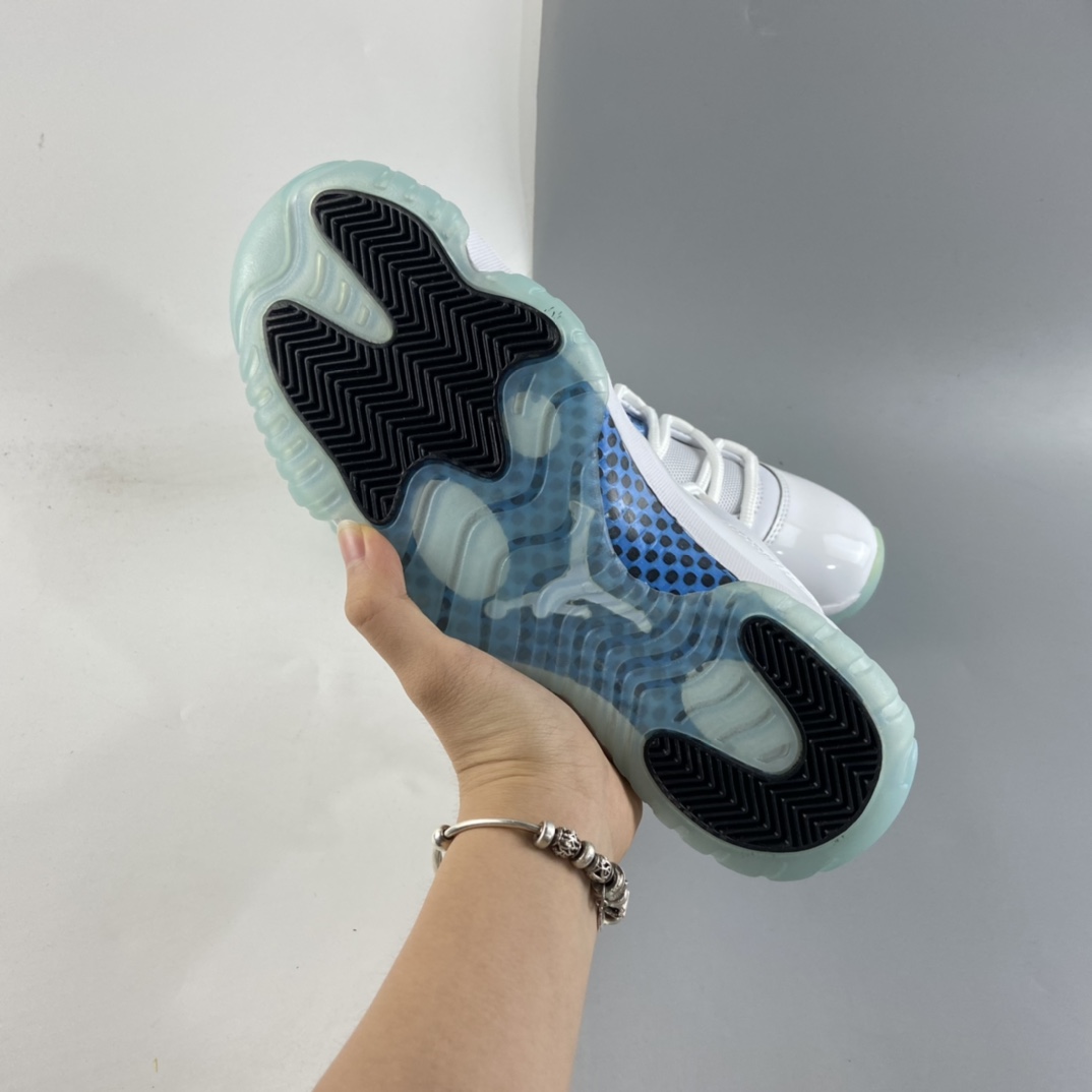 P450  Air Jordan 11 Retro Low  ”Legend Blue”  AJ11乔11 白蓝 康扣 低帮文化篮球鞋 AV2187-117