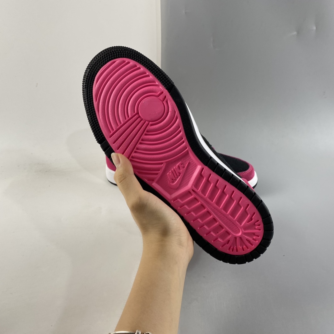 P280  Air Jordan 1 Zoom Air CMFT”Fireberry/Hyper Pink/Black”AJ1乔丹一代中帮篮球鞋“玫粉黑黄”CT0978-601