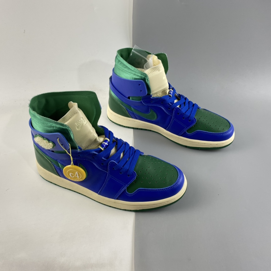 P280  Aleali May x NIKE Air Jordan 1 Zoom CMFT”Califia”AJ1乔丹一代中篮球鞋“蓝绿加州”DJ1199-400