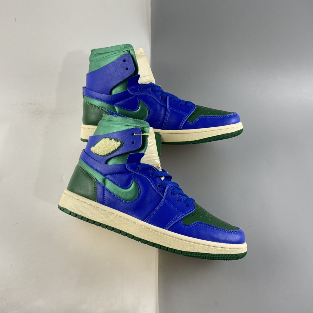 P280  Aleali May x NIKE Air Jordan 1 Zoom CMFT”Califia”AJ1乔丹一代中篮球鞋“蓝绿加州”DJ1199-400
