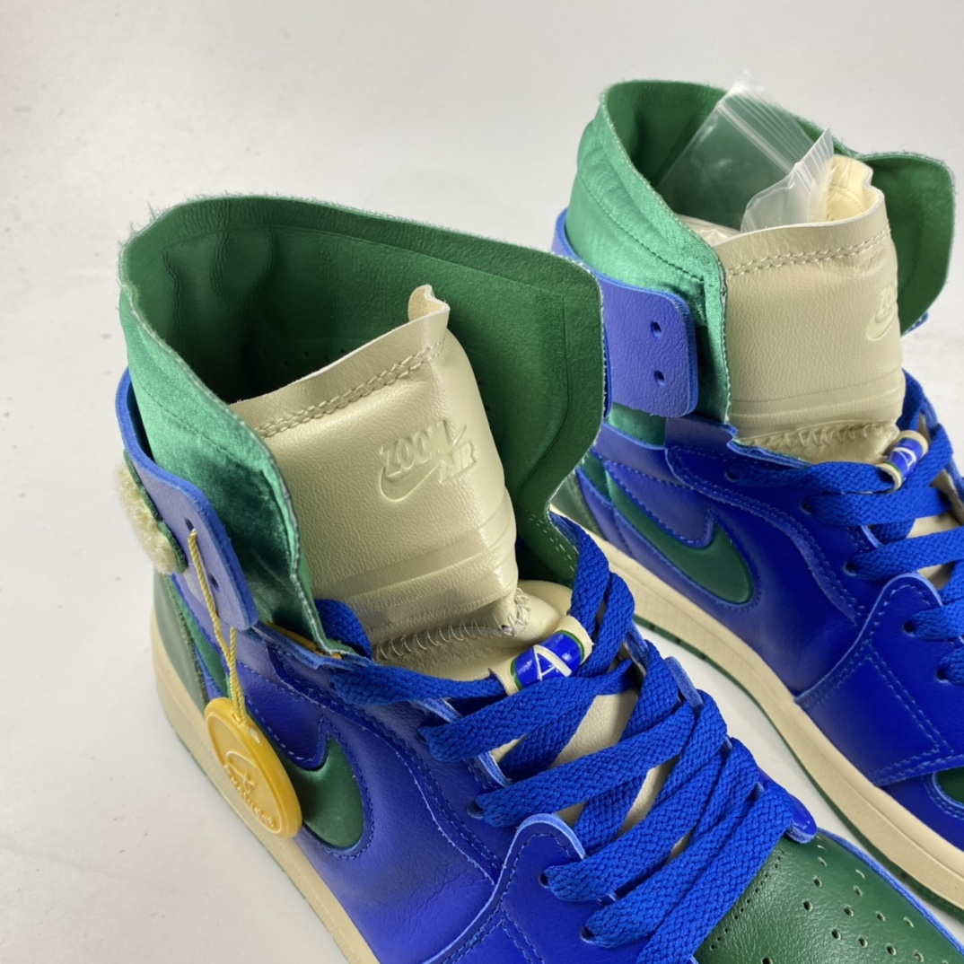 P280  Aleali May x NIKE Air Jordan 1 Zoom CMFT”Califia”AJ1乔丹一代中篮球鞋“蓝绿加州”DJ1199-400