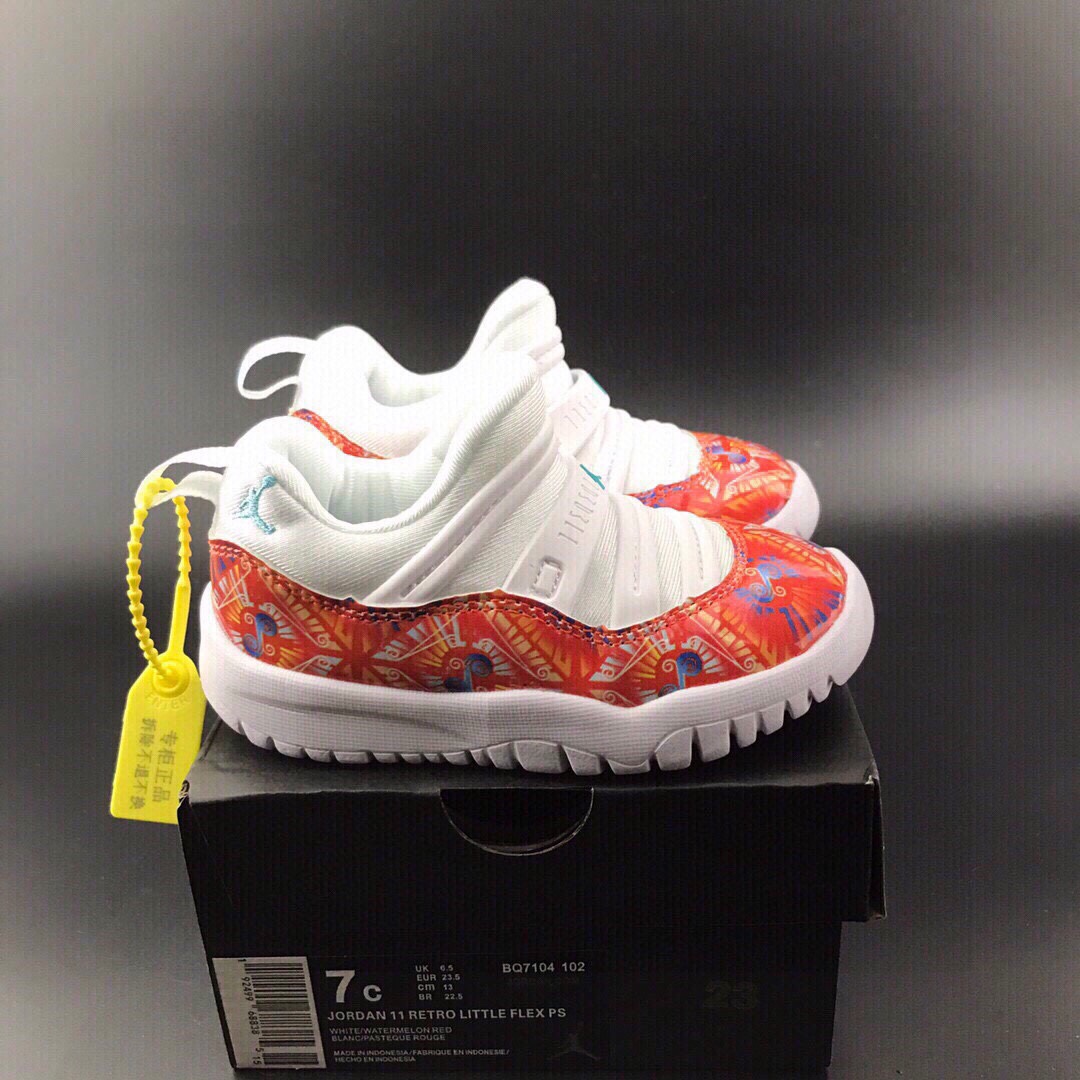 High-Quality Kids’ Jordan Nike Air Jordan 11 Caterpillar Shoes, Sizes 24-35 - 图片 5