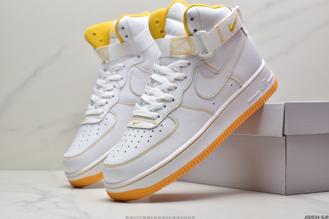 180 Air Force 1 High 白红缝线原楦头原纸板 CV1753-107