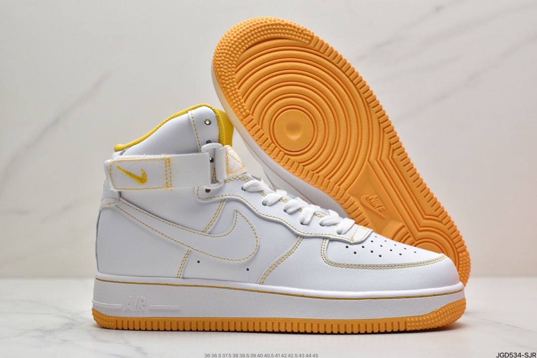 180 Air Force 1 High 白红缝线原楦头原纸板 CV1753-107