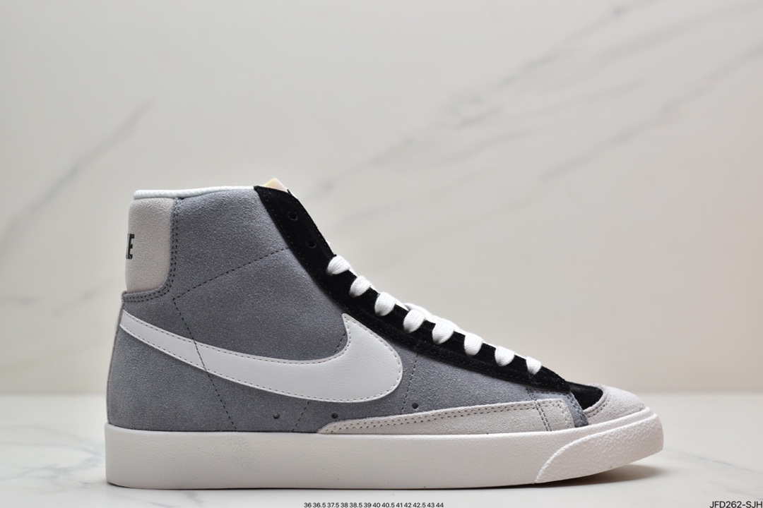 170 耐克开拓者高帮系列Nike W Blazer002 Mid Vintage Suede 复古经典开拓者CI1166-800
