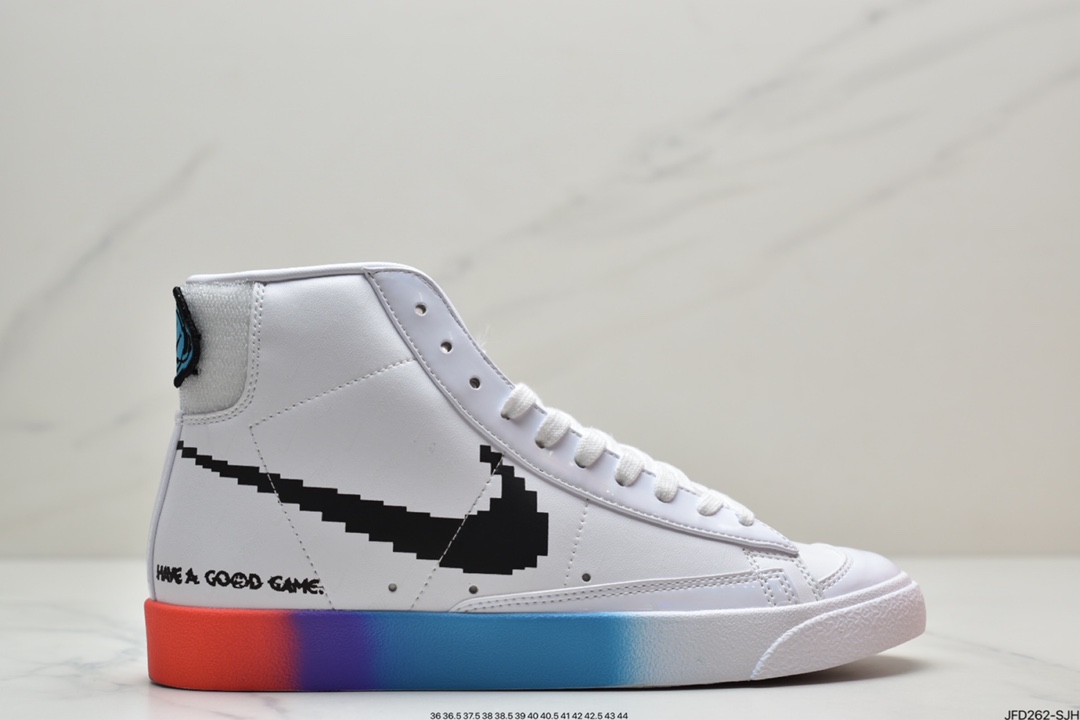 170 耐克开拓者高帮系列Nike W Blazer002 Mid Vintage Suede 复古经典开拓者CI1166-800