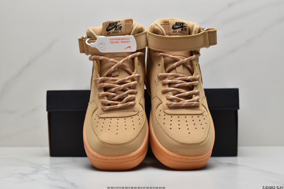 240 Nike Air Force 1 Mid ’07 “Flax” 小麦黄生胶 空军一号DJ9159