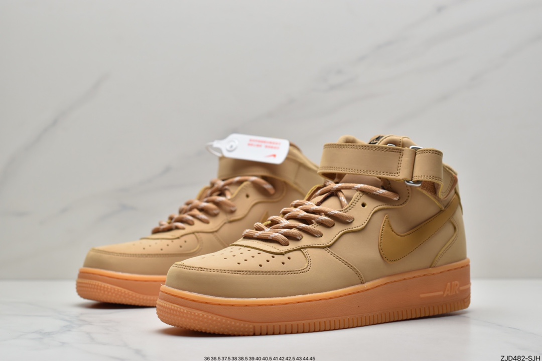 240 Nike Air Force 1 Mid ’07 “Flax” 小麦黄生胶 空军一号DJ9159