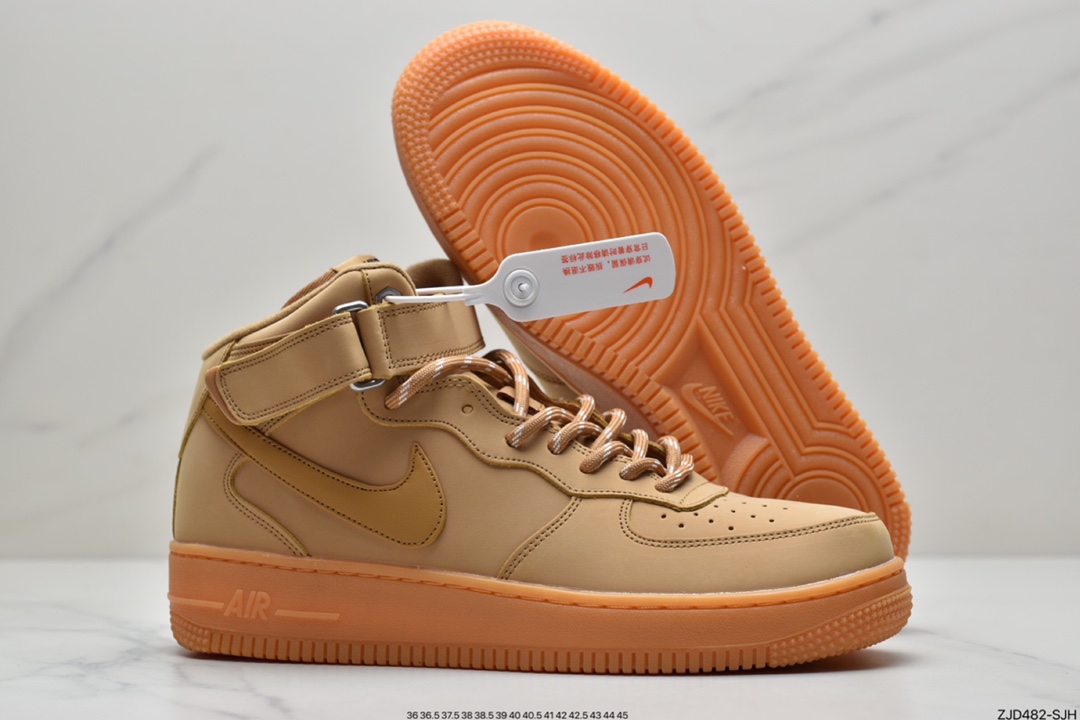 240 Nike Air Force 1 Mid ’07 “Flax” 小麦黄生胶 空军一号DJ9159