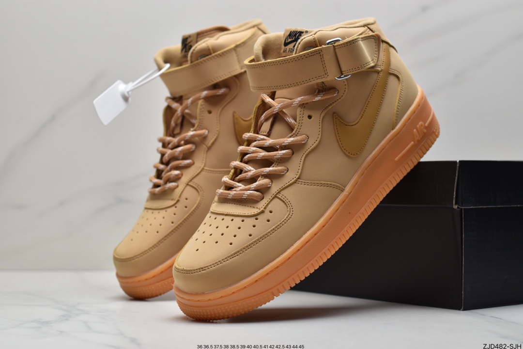 240 Nike Air Force 1 Mid ’07 “Flax” 小麦黄生胶 空军一号DJ9159