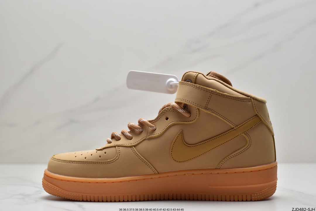 240 Nike Air Force 1 Mid ’07 “Flax” 小麦黄生胶 空军一号DJ9159