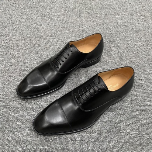 Louis Vuitton Men's Classic Leather Oxford Dress Shoes - Black, Sizes 39-44 1 Louis Vuitton Men's Classic Leather Oxford Dress Shoes - Black, Sizes 39-44