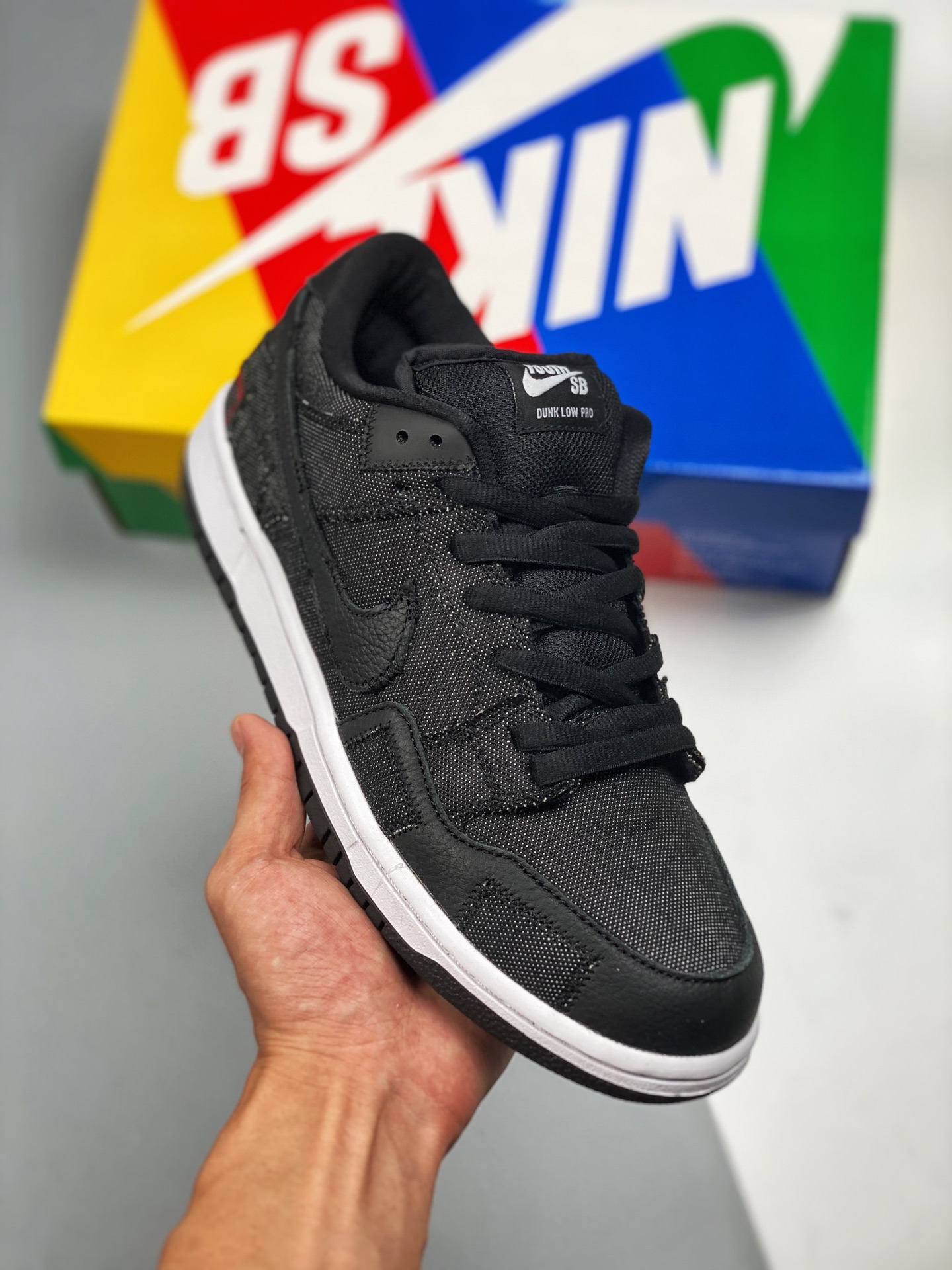 Oferta especial👋👋 Verdy x Nike SB Dunk Low Pro negro y rojo, colaboración juvenil, fabricado por gran fábrica origina…