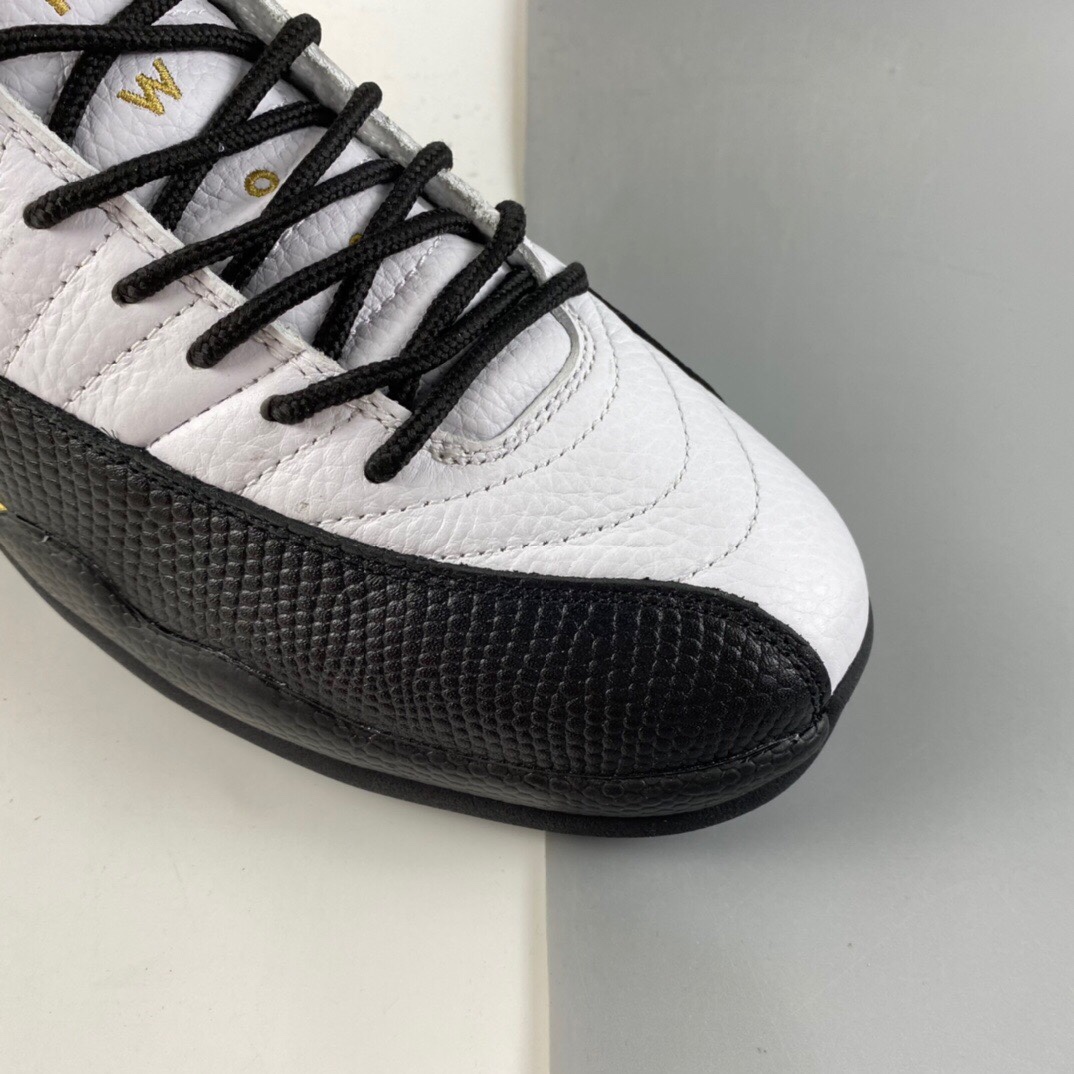 P500  Air Jordan 12 Retro AJ12 “黑白金扣”CT8013-170