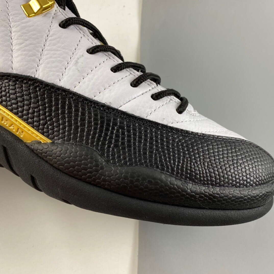 P500  Air Jordan 12 Retro AJ12 “黑白金扣”CT8013-170