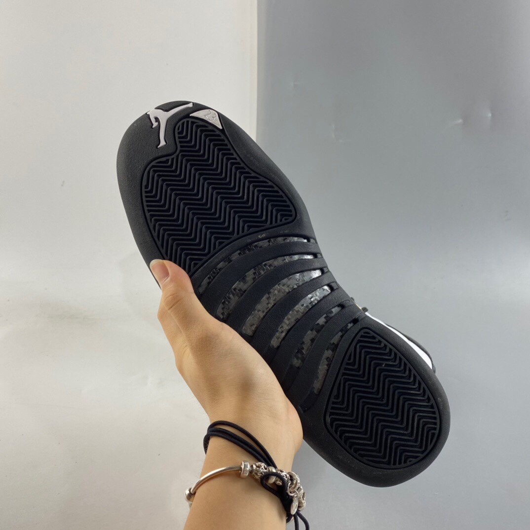 P500  Air Jordan 12 Retro AJ12 “黑白金扣”CT8013-170