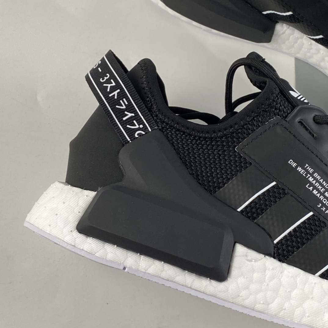 P200  Ad NMD Boost RI.V2 阿迪达斯爆米花超弹中底 针织网面休闲跑鞋 GW7690