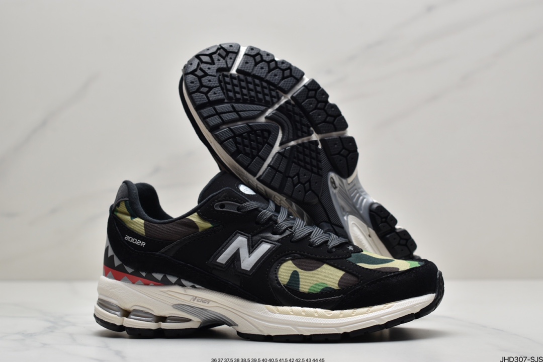 190  Bape x New Balance 联名 2002系列 灰迷彩 3M反光 M2002RBG