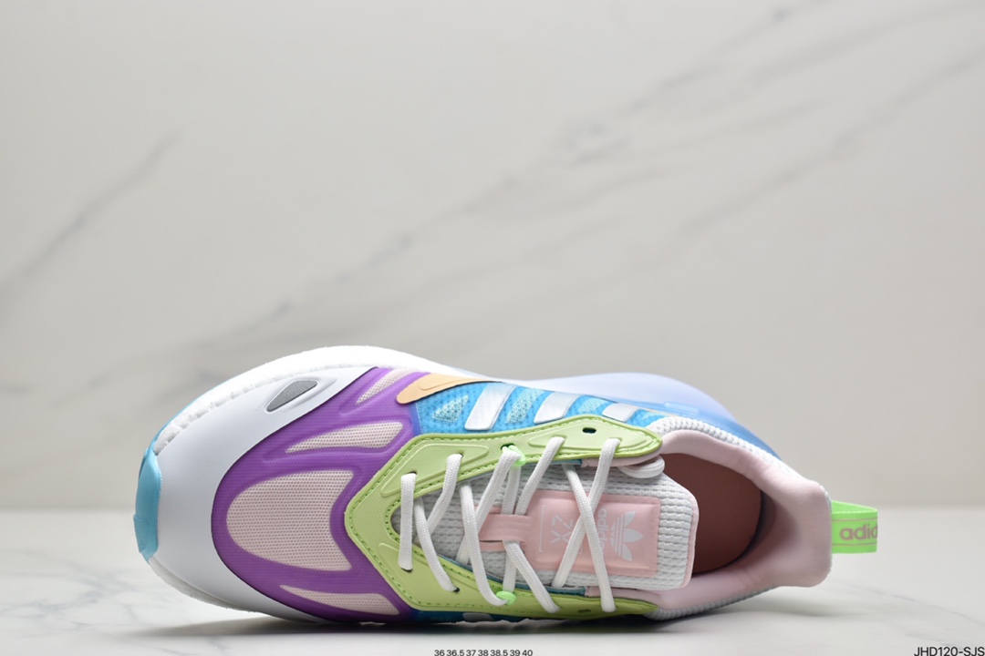 190 阿迪达斯AD Originals ZX 2K Boost 2.0采用科技风设计GZ9087