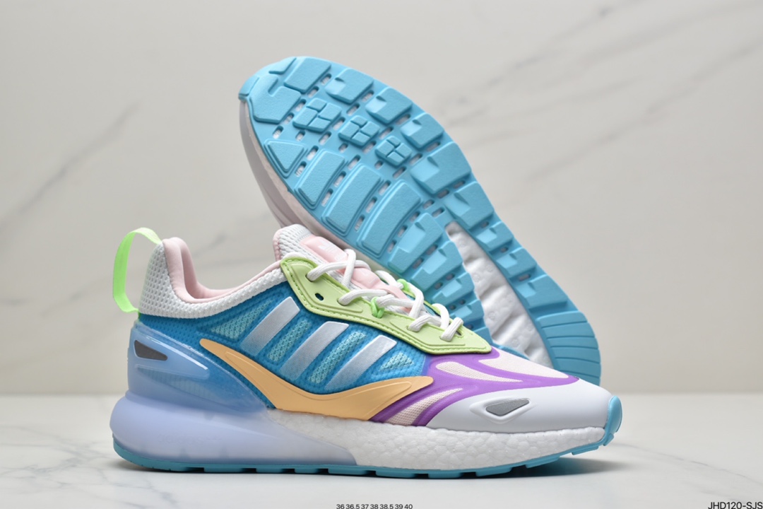 190 阿迪达斯AD Originals ZX 2K Boost 2.0采用科技风设计GZ9087
