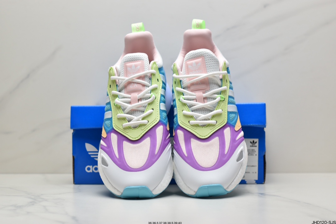 190 阿迪达斯AD Originals ZX 2K Boost 2.0采用科技风设计GZ9087
