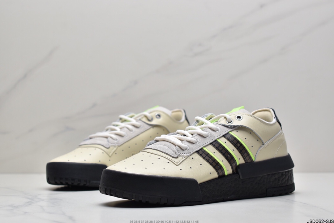 200 阿迪达斯Adidas Originals Rivalry RM LOW”Tricolor”中底休闲球鞋EF6445