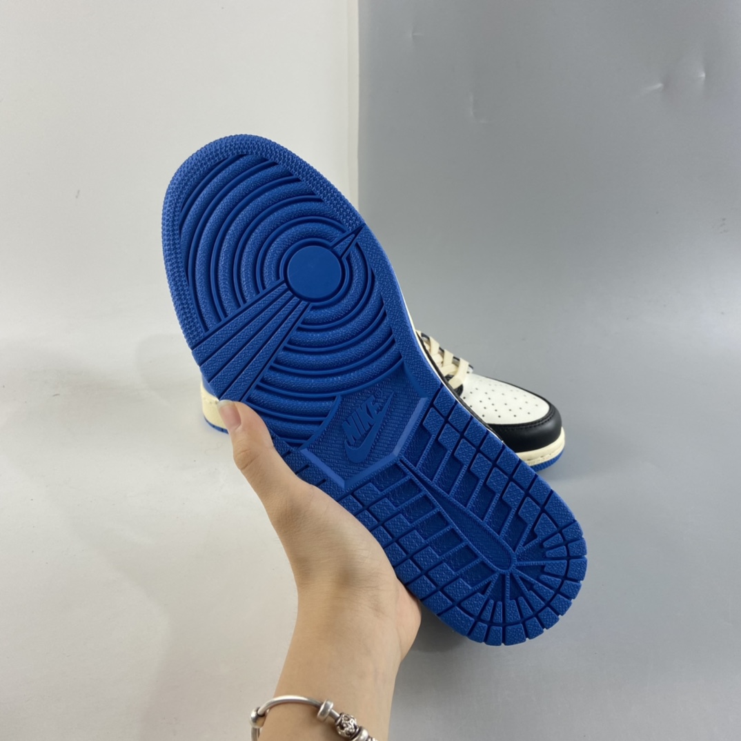P400 fragment design x Travis Scott x Nike Air Jordan 1 Low OG SP”Military Blue”篮球鞋DM7866-140