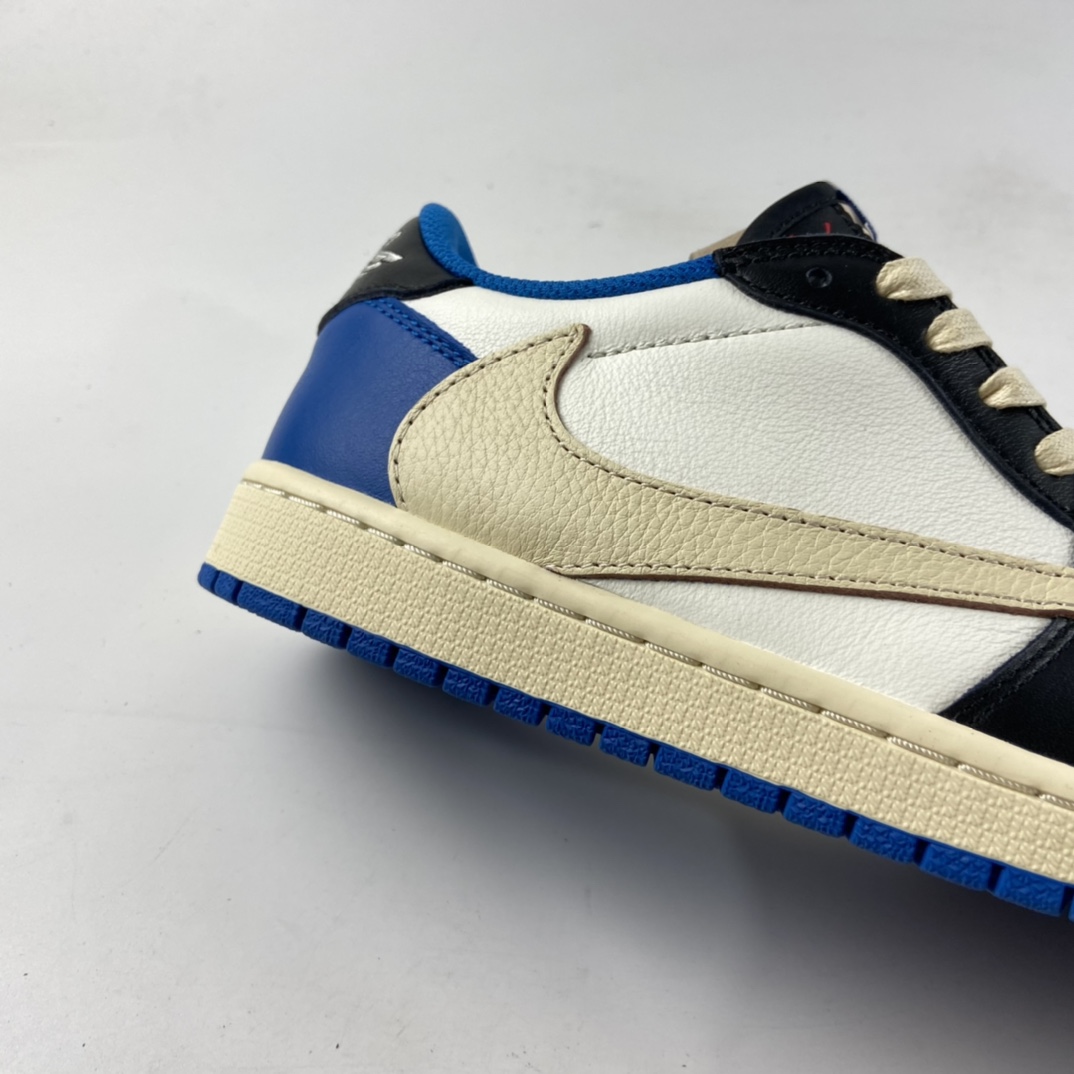 P400 fragment design x Travis Scott x Nike Air Jordan 1 Low OG SP”Military Blue”篮球鞋DM7866-140