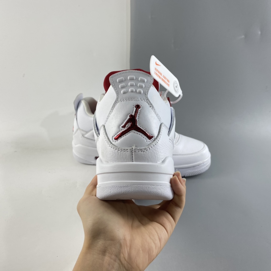 P380  Air Jordan 4““Red Metallic”AJ4 乔4白红 CT8527-112