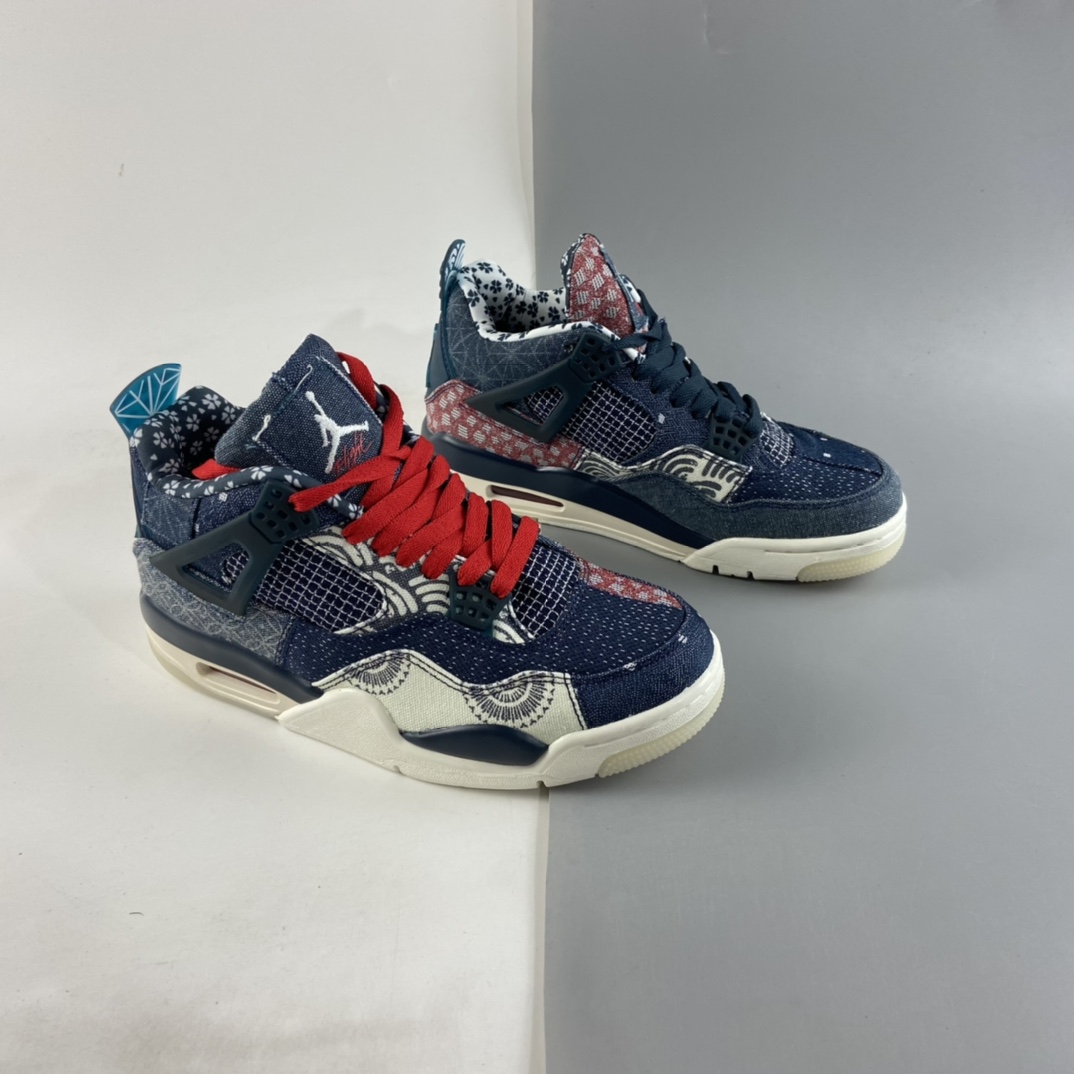 240  Air Jordan 4 SE “Sashiko”AJ4 乔4篮球鞋 刺子绣CW0898-400