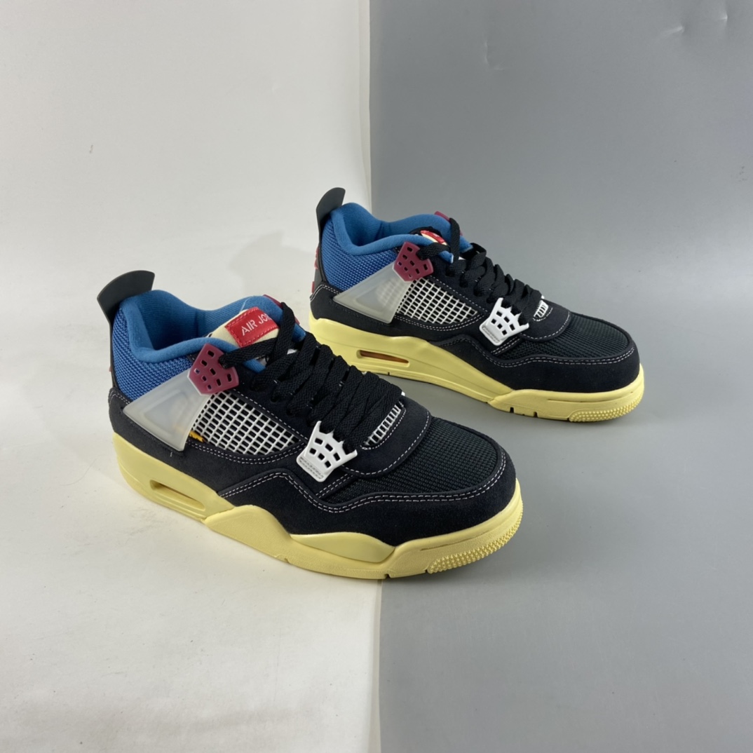 240  洛杉矶知名店铺Union LA x Nike Air Jordan 4 Retro SP”Off Noir”篮球鞋DC9533-001