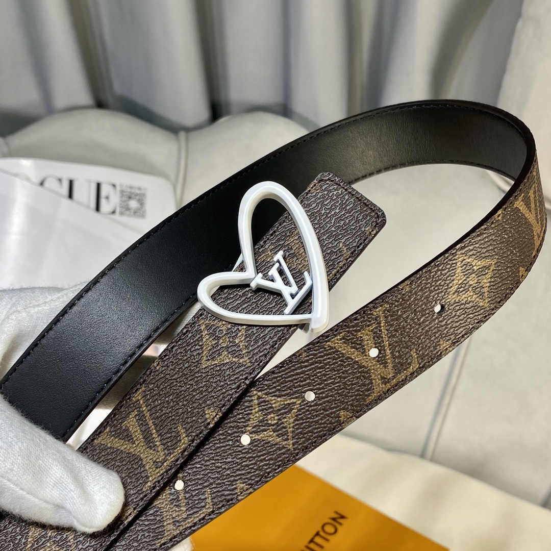 Louis Vuitton Store
 Belts Women Calfskin Canvas Cowhide