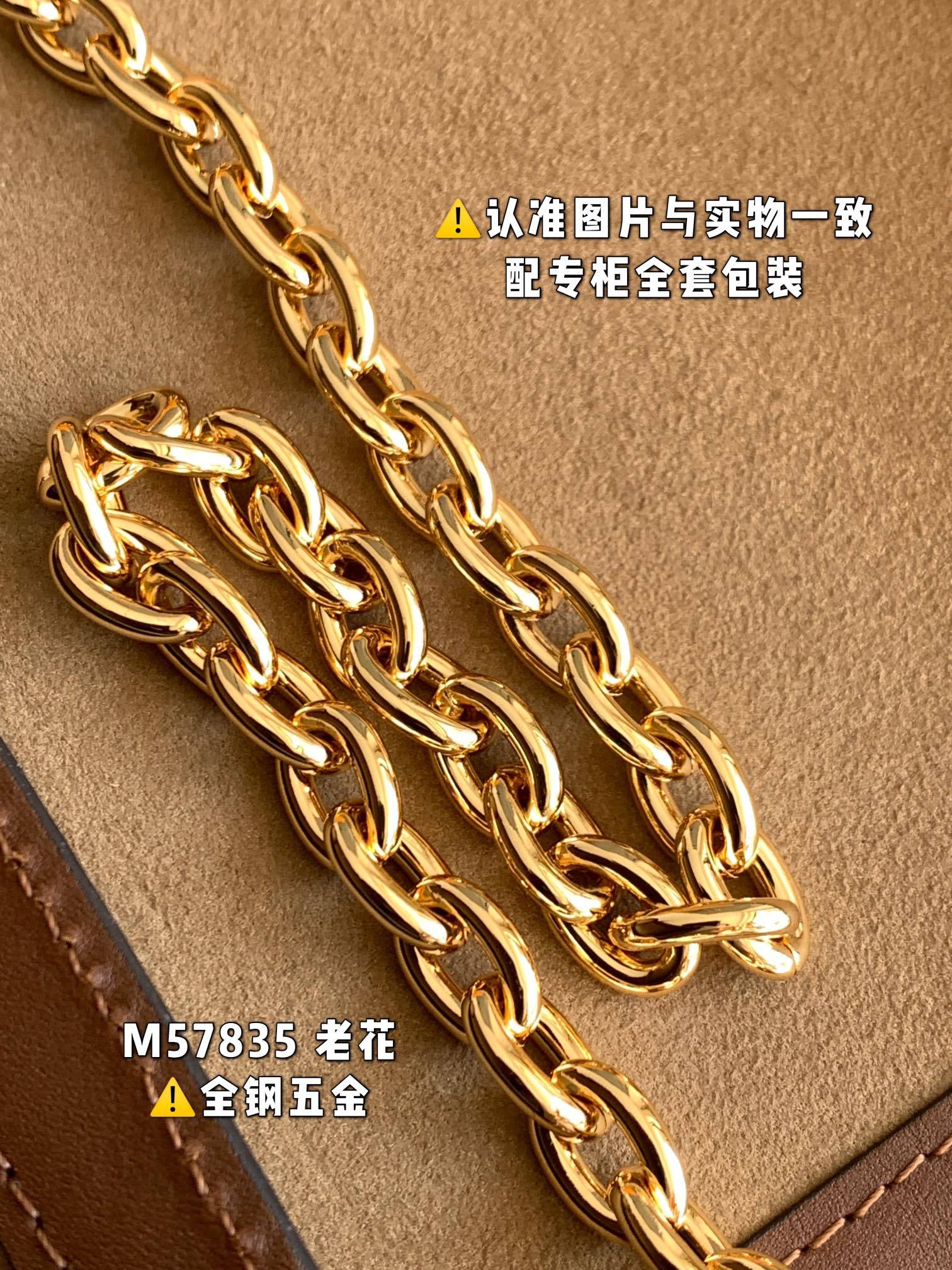 【全钢MB厂】M57835 老花 (芯片版)皮料是意大利A级皮料是在于品质、五金、面料、手工、油边、A级